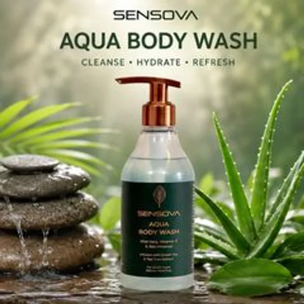 Sensova_Unisex_Bodywash_With_Aloe_Vera_Extract_Deep_Cleansing