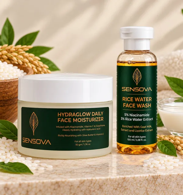 Sensova_Hydraglow_Rice_Water_Face_Care_Set