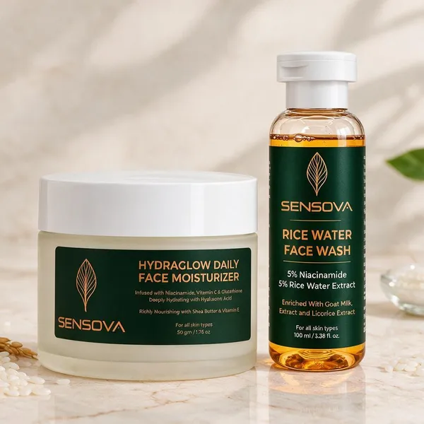 Sensova_Hydraglow_Rice_Water_Face_Care_Set