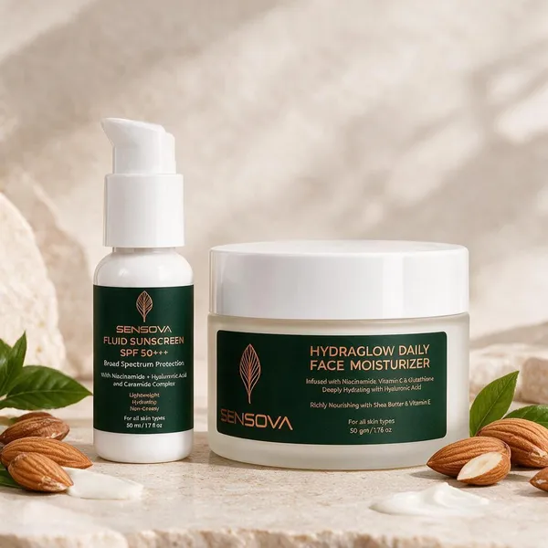 Sensova_Hydraglow_Moisturizer_And_SPF_50_Sunscreen_Set