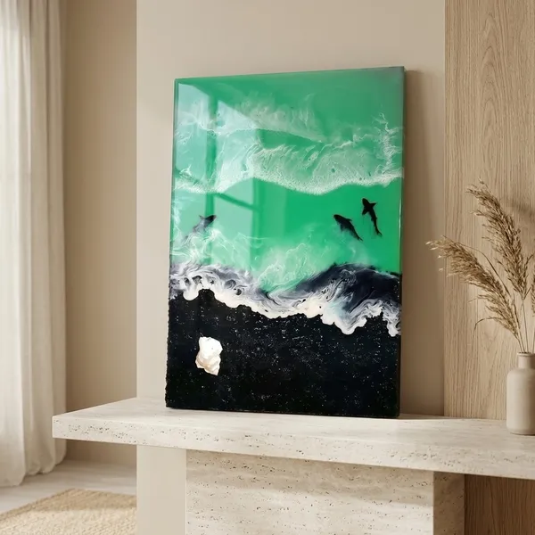 Resin_Coastal_Ocean_Wave_Wall_Art