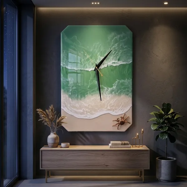 Coastal_Ocean_Art_Wall_Clock
(Sea_Green_Ocean)