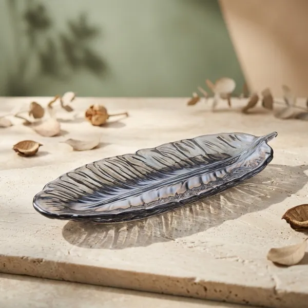 Resin_Leaf_Design_Jewellery_Tray
(Translucent_Metallic_Black_Colour)