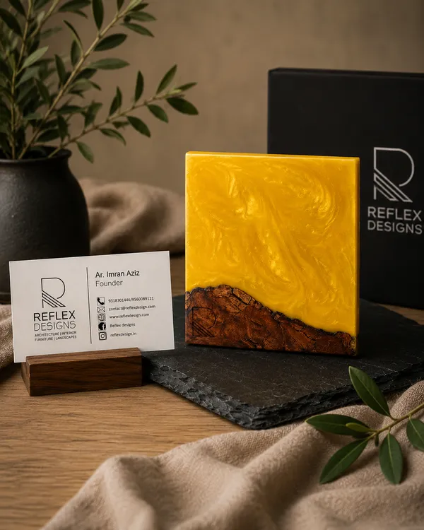Yellow_Resin_Coasters_Set_Of_4
(Metallic_Yellow_Resin+Wood)
Finish-_Matte/Glossy