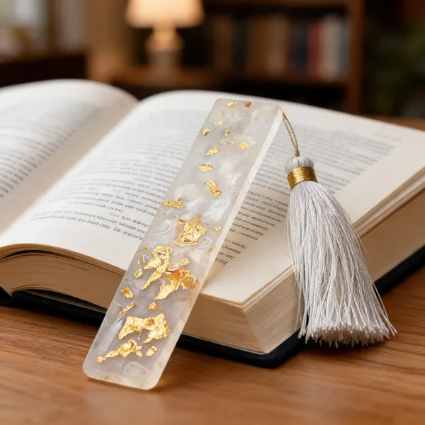 Resin_Bookmark
(White+_Gold_Flake+_White_Tassel)