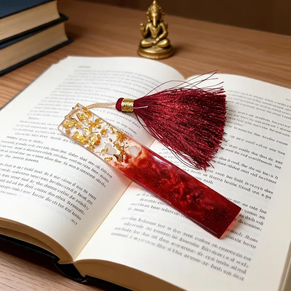 Resin_Bookmark
(Red_Color+_Golden_Flake+_Red_Tassel)