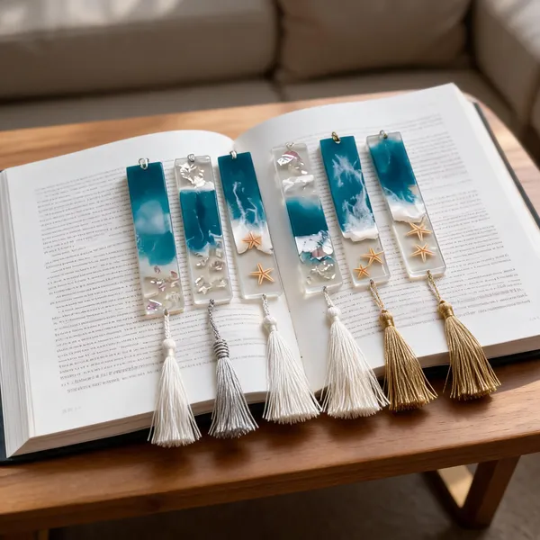Resin_Bookmark
(Ocean_Design+_Tassel)