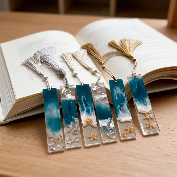 Resin_Bookmark
(Ocean_Design+_Tassel)