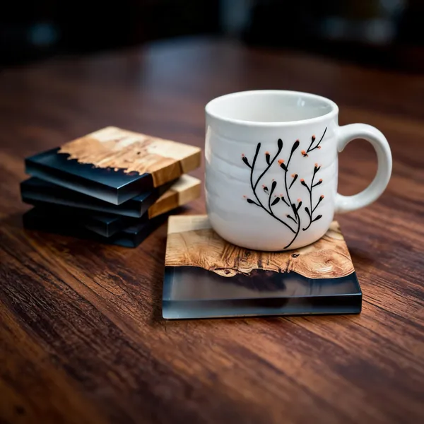 Translucent_Black_Resin_Coasters_Set_Of_4
(Metallic_Yellow_Resin+Wood)
Finish-_Matte/Glossy