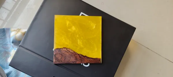 Yellow_Resin_Coasters_Set_Of_4
(Metallic_Yellow_Resin+Wood)
Finish-_Matte/Glossy