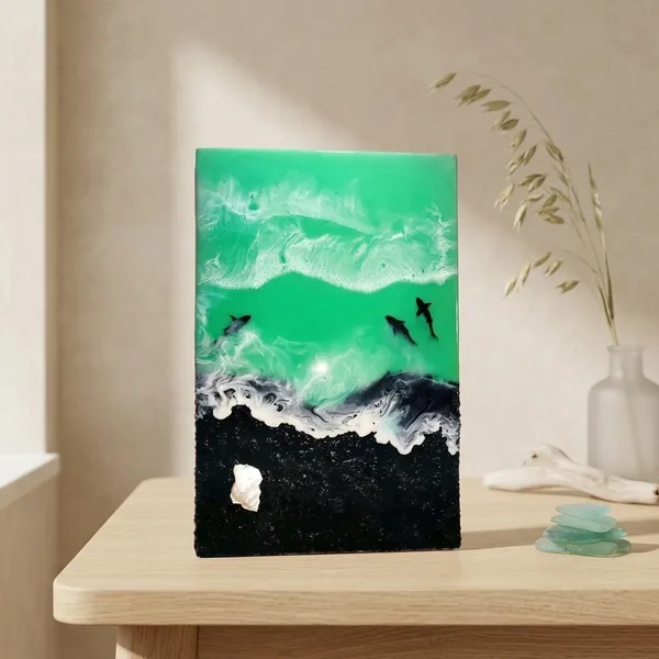Resin_Coastal_Ocean_Wave_Wall_Art