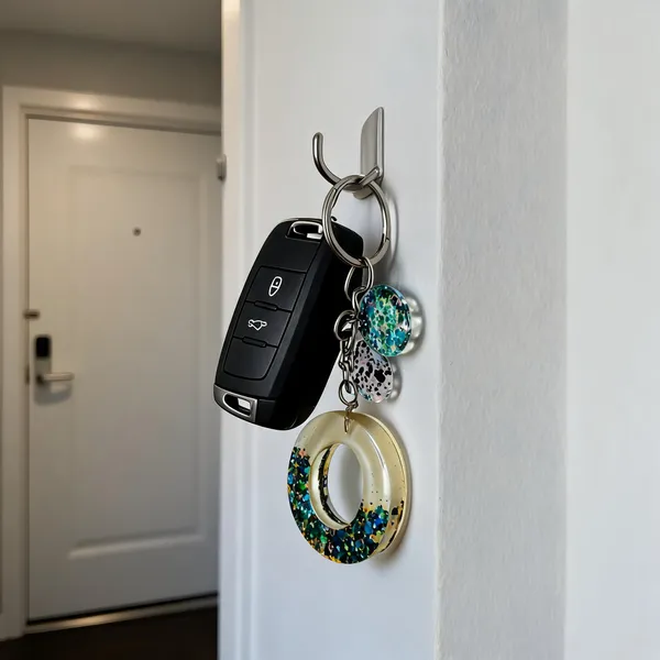 Resin_Alphabate_'O'_Keychain
(Green_Glitter+Silver_Ring)