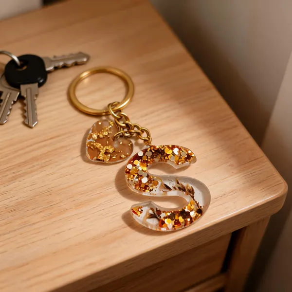Resin_Alphabate_'S'_Keychain
(Golden_Glitter+Golden_Ring)