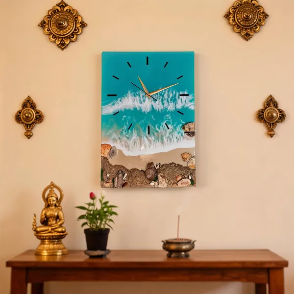 Coastal_Ocean_Wave_Beach_Scene_Wall_Clock