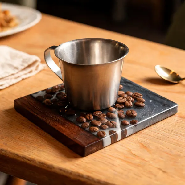Coffee_Bean_Resin_Coaster
(Metallic_Black_Resin+Coffee_Bean+Wood)
Finish-_Glossy
