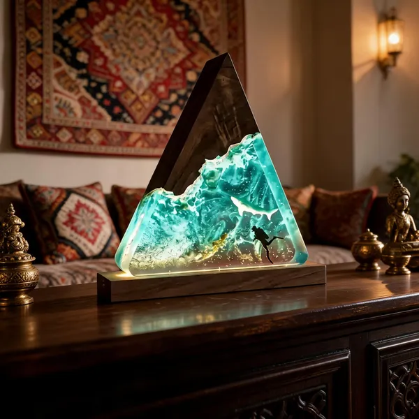 Resin_Coastal_Wave_Decorative_Table_Lamp