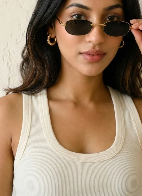 White_Ribbed_Cotton_Scoop_Neck_Sleeveless_Tank_Top_For_Women