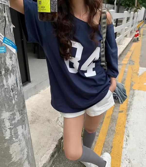 Navy_Cotton_Oversized_Off-Shoulder_84_Graphic_T-Shirt_For_Women