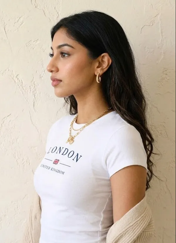 White_Cotton_Terry_London_Graphic_Print_Fitted_Baby_Tee_For_Women