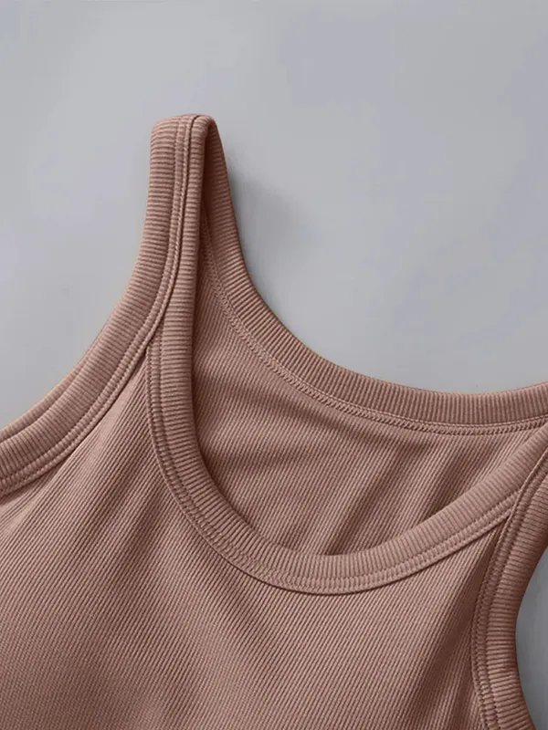Mauve_Ribbed_Padded_Fitted_Tank_Top_For_Women