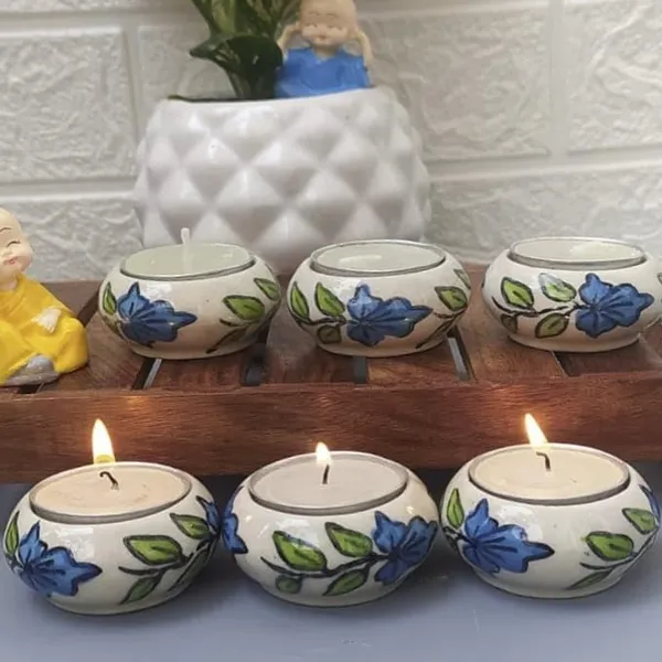 Hand_Painted_Floral_Tealight_Candle_Holder