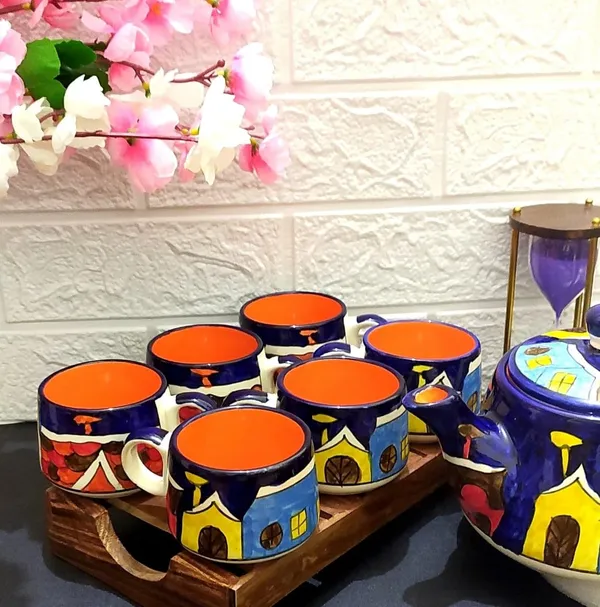 Ceramic_Kettle_And_Cup_Set