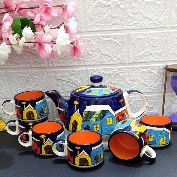 Ceramic_Kettle_And_Cup_Set