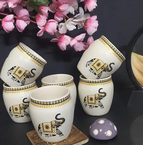 Ceramic_Elephant_Kullhad_Cup_Set