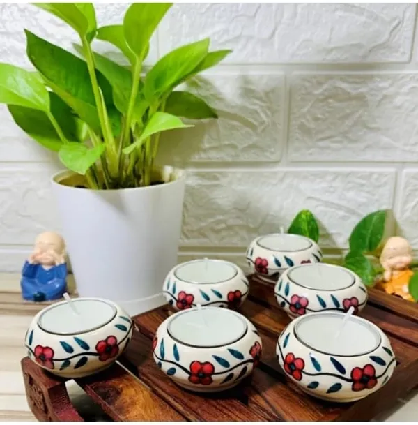 Ceramic_Diya_Set