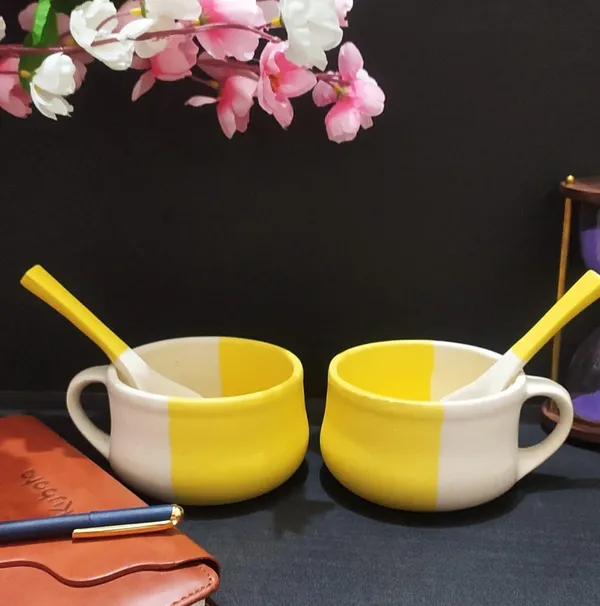 maalaxmi_store_Ceramic_Soup_Bowl_(Pack_of_4,_White)