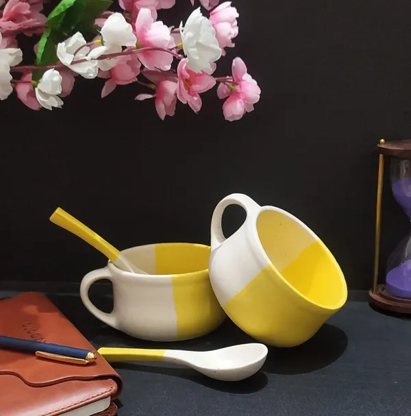 maalaxmi_store_Ceramic_Soup_Bowl_(Pack_of_4,_White)