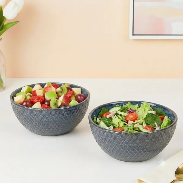 AAV_WORLD_Ceramic_Soup_Bowl_blue_boel_set_2_(Pack_of_2,_Blue)