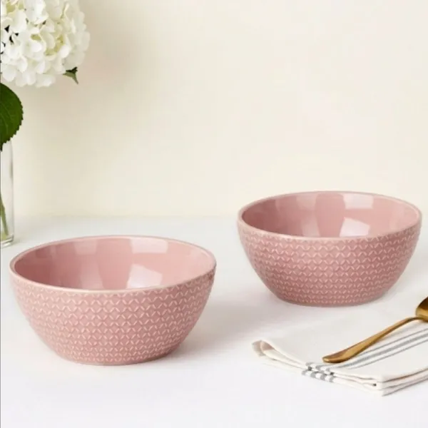 AAV_WORLD_Ceramic_Soup_Bowl_pink_bowl_set_of_2_(Pack_of_2,_Pink)
