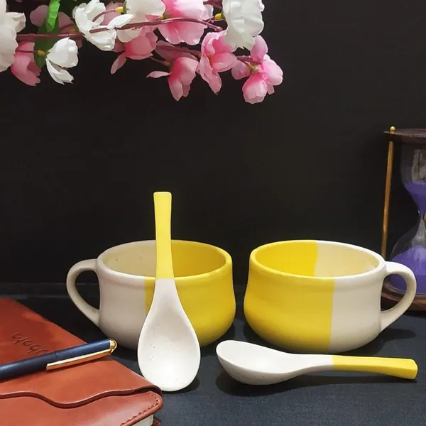 AAV_WORLD_Ceramic_Soup_Bowl_SSE_AAV_BOWL42_(Pack_of_2,_Yellow,_White)