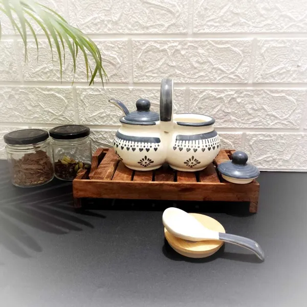 AAV_WORLD_Ceramic_Pickle_Jar__-_250_ml_(Off_White)