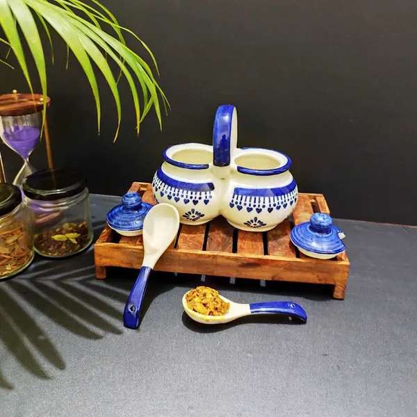 AAV_WORLD_Ceramic_Pickle_Jar__-_250_ml_(Off_White)