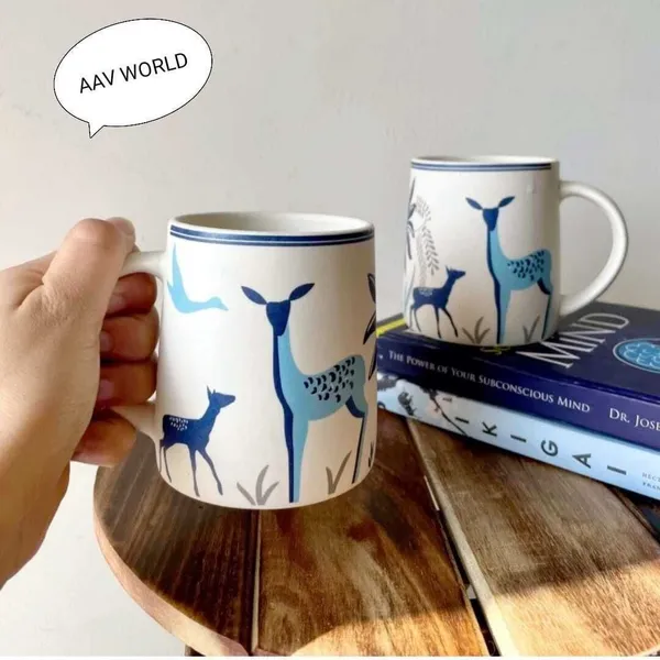 maalaxmi_store_ceramic_2_mugs_in_deer_design_Ceramic_Coffee_Mug_(300_ml,_Pack_of_2)