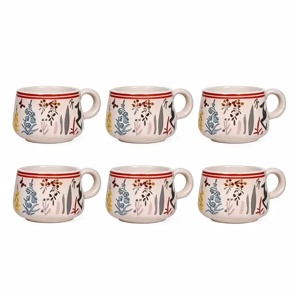 Ceramic_Floral_White_Cup_Set_Of_6