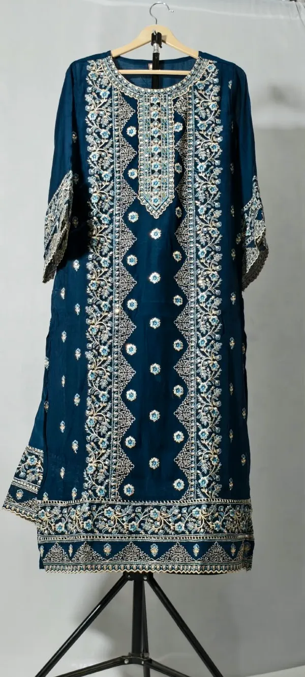 Blue_Embroidered_Straight_Kurta_Set_for_Women