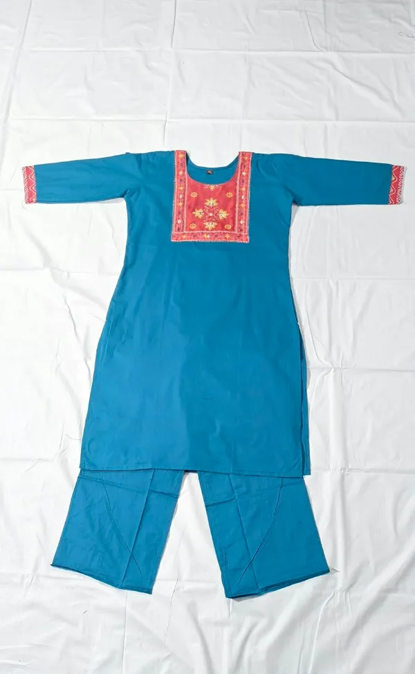 Blue_Straight_Kurta_Set_for_Women