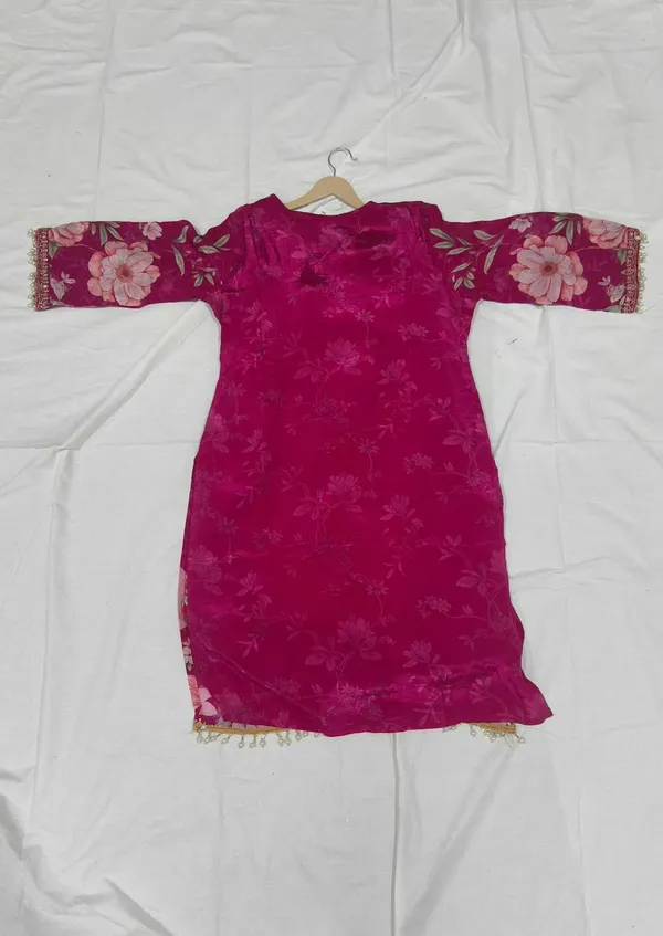 Pink_Floral_Print_Embellished_Kurta_Set_for_Women