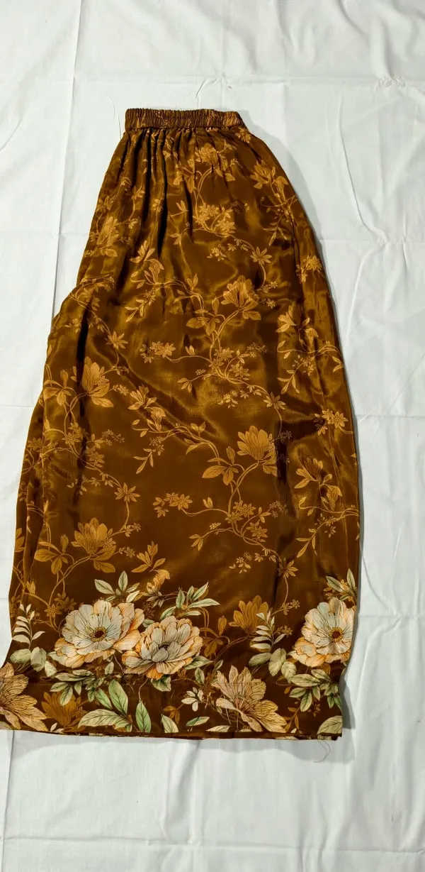 Brown_Velvet_Floral_Kurta_Set_for_Women