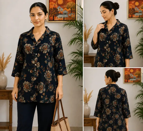 Black_Rayon_Straight_Floral_Print_Co-ord_set_For_Women