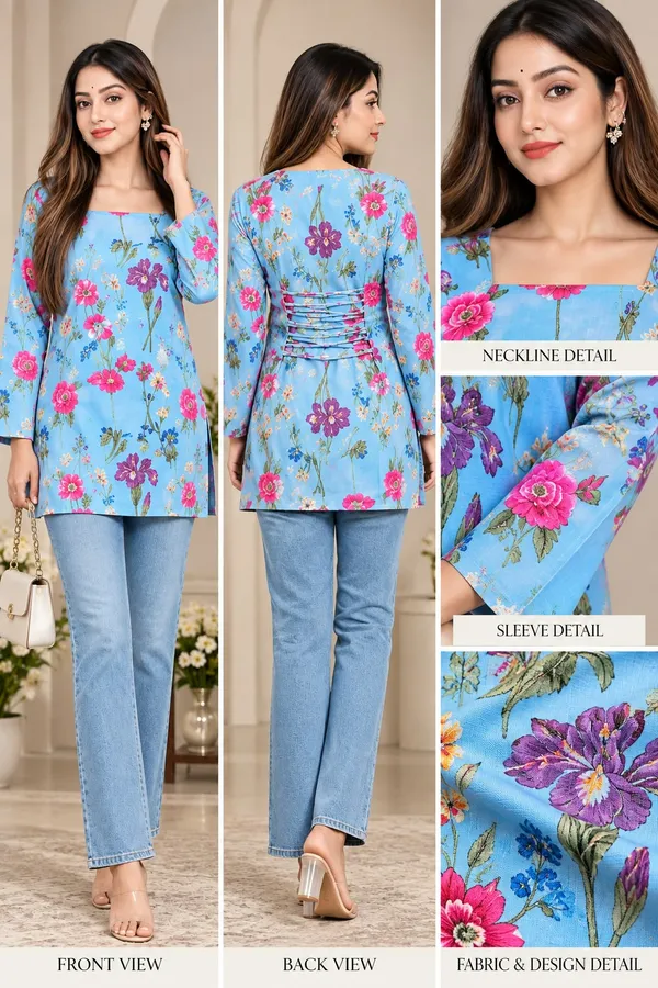 Cotton_Short_Kurta_for_Women_|_Stylish_Printed_Kurta_Top_|_Daily,_Casual_&_Formal_Wear