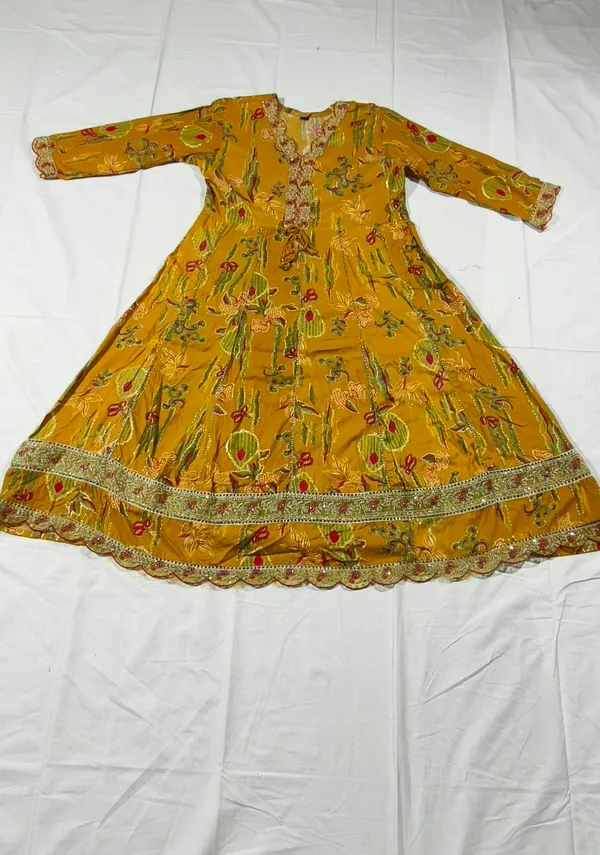 Mustard_Printed_Embroidered_Kurta_Set_With_Dupatta_For_Women