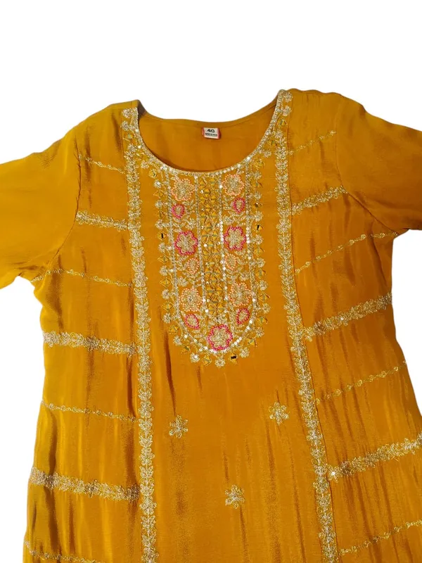 Mustard_Embroidered_Kurta_Dupatta_Set_for_Women