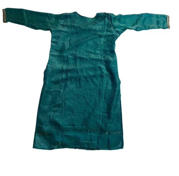 Teal_Embroidered_Ethnic_Suit_Set_For_Women