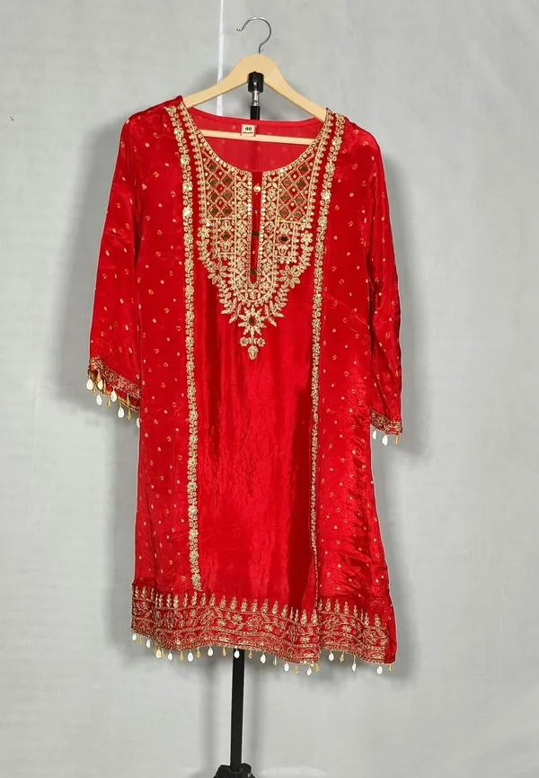 Red_Embroidered_Straight_Kurta_For_Women