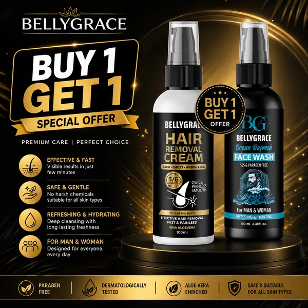 Bellygrace_Aloe_Vera_Hair_Removal_Cream_&_Face_Wash_Set
