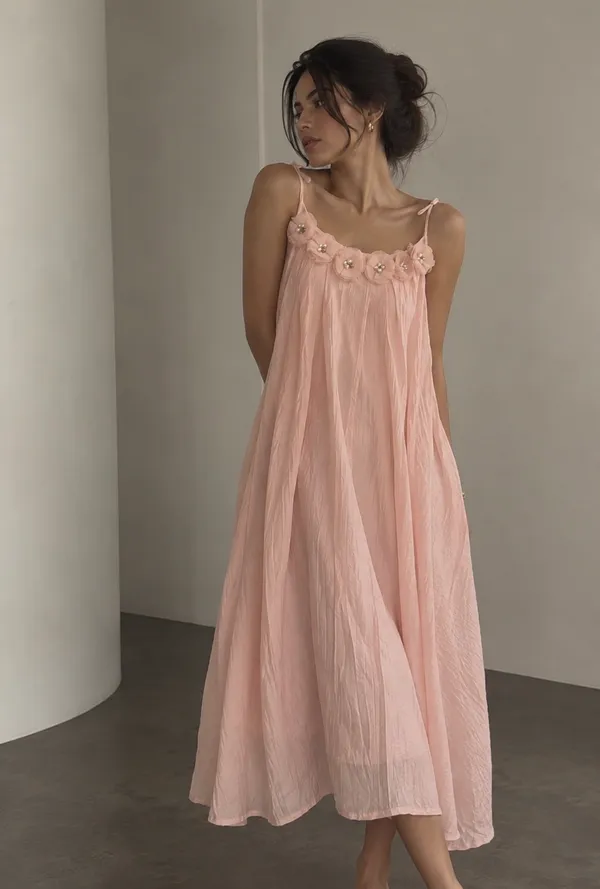 Pink_Cotton_Silk_A-Line_Maxi_Dress_For_Women